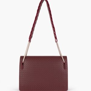 Loop Strap Shoulder Bag - Burgundy