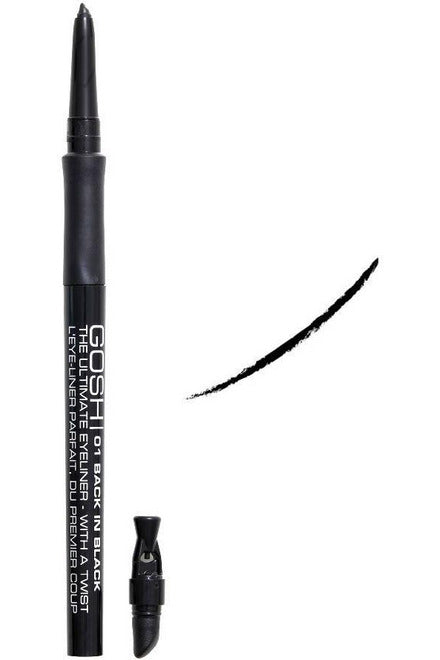 Gosh The Ultimate EyeLiner - 01 Black in Black