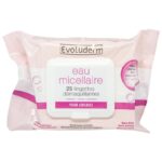 Evoluderm Micellar Water Cleansing Wipes Sensitive Skins - 25pcs