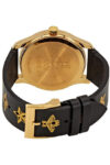 Gucci G-Timeless Black Leather Black Dial Quartz Watch for Unisex- GUCCI YA1264055