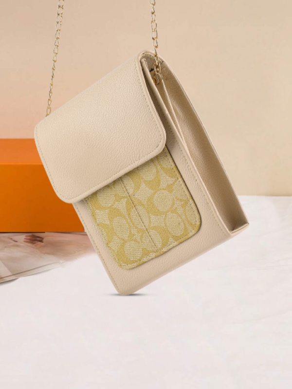 Coach Fin Crossbody Bag - Beige