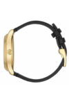 Gucci G-Timeless Black Leather Black Dial Quartz Watch for Unisex- GUCCI YA1264055