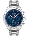 Hugo Boss Mens Chronograph Quartz Talent Stainless Steel Blue Dial 42mm Watch - 1513582