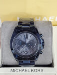 Michael Kors Mens Chronograph Quartz Stainless Steel Blue Dial 42mm Watch - Mk6248