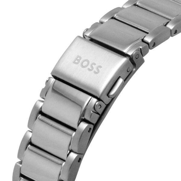 Hugo Boss Women's Chronograph Silver Stainless Steel Gold Dial Watch - 1502676