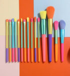 15 Pcs Colourful Make Up Brush Gift Set