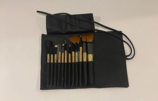 Mims Professional Brushes 12Pc Leather Pouch