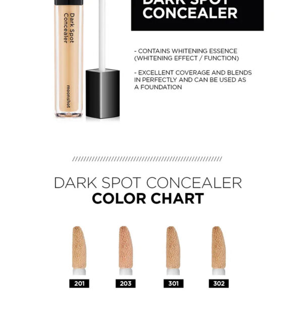 Moonshot Dark Spot Face Concealer 201 Ivory