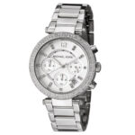 Michael Kors Womens Quartz Stainless Steel Silver Dial 39mm Watch - Mk5353