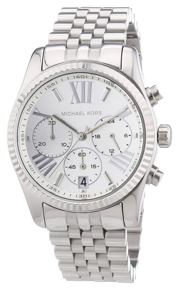 Michael Kors Womens Quartz Stainless Steel Silver Dial 38mm Watch - Mk5555