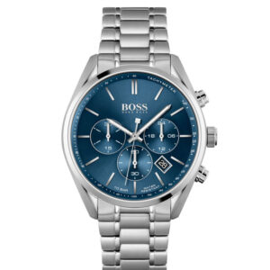 Hugo Boss Mens Quartz Skymaster Chrono Stainless Steel Blue Dial 44mm Watch - 1513784