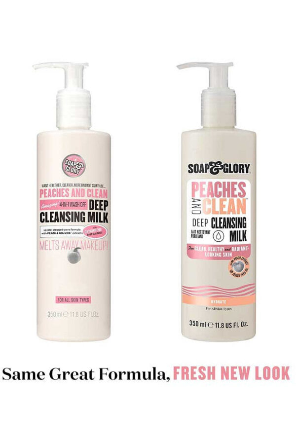 Soap & Glory Peaches And Clean Deep Cleansing Milk - 350ml