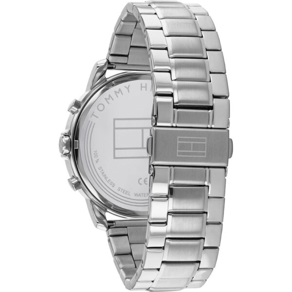 Tommy Hilfiger Men's Quartz Silver Stainless Steel Grey Dial 46mm Watch 1791794