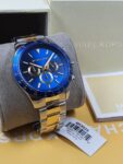 Michael Kors Mens Quartz Stainless Steel Blue Dial 45mm Watch - Mk8825