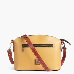 Yellow Dome Cross Body Bag