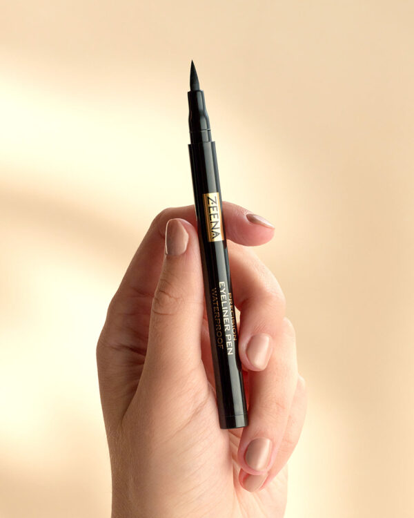 Zeena Cosmetics Precision Eyeliner Pen Waterproof 010 Extreme Black