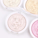 Miss Rose Highlighter Bright Facial Palette 4 colors High Gloss Face Makeup Natural Powder Highlight Facial Contours