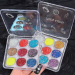 Miss Lara 9 Color Eyeshadow Glitter Palette MS-163B