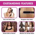 2 In 1 Hair Straightener Brush And Styling Comb