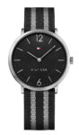 Tommy Hilfiger Quartz Nylon Strap Black Dial 40mm Watch for Men - 1791329