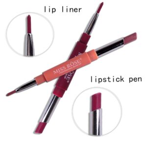 Buy Miss Rose High Pigment 2 In 1 Lip Liner + Lipstick in Pakistan