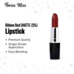 Swiss Miss Lipstick Ribbon Red Matte - 224