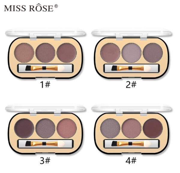 Miss Rose 3 Color Long Lasting Waterproof Eyebrow Powder