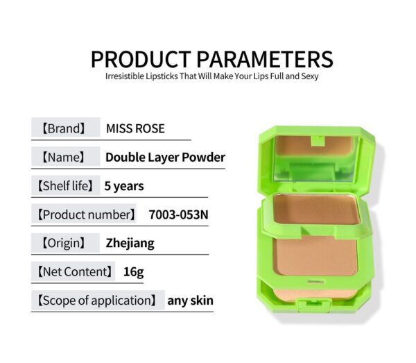 Miss Rose Professionaal Make Up Compact Powder