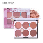 Miss Rose 6 Colors Blush Glow Kit