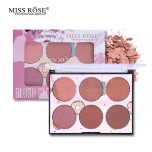 Buy Miss Rose 6 Colors Blush Glow Kit in Pakistan