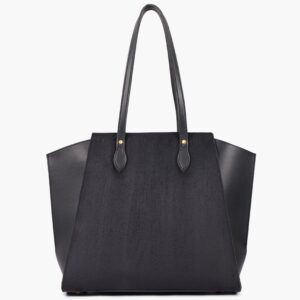 Suede Classic Tote Bag - Black