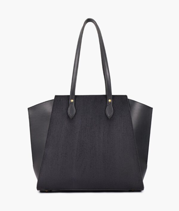 Suede Classic Tote Bag - Black