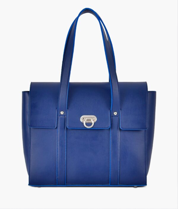 Carry All Satchel Bag - Blue