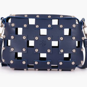 Rivet Cross Body Bag - Blue