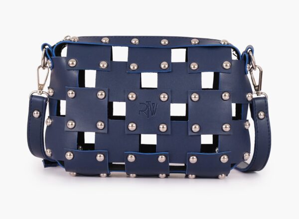 Rivet Cross Body Bag - Blue