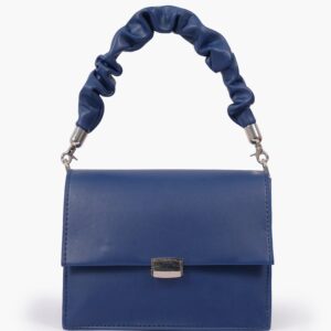 Top Handle Mini Cross Body Bag - Blue