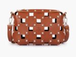 Rivet Cross Body Bag - Brown