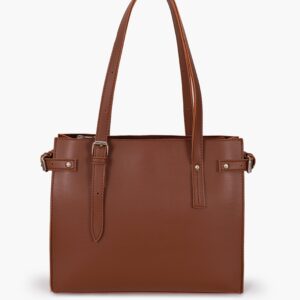 Satchel Tote Bag - Brown