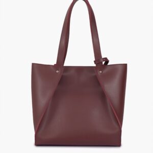 Shopping Tote Bag - Burgundy