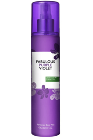 Benetton Body Mist Fabulous Purple Violet - 236ml