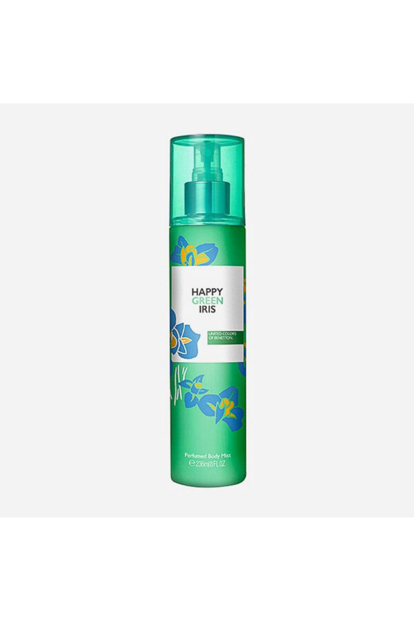 Benetton Body Mist Happy Green Iris - 236ml