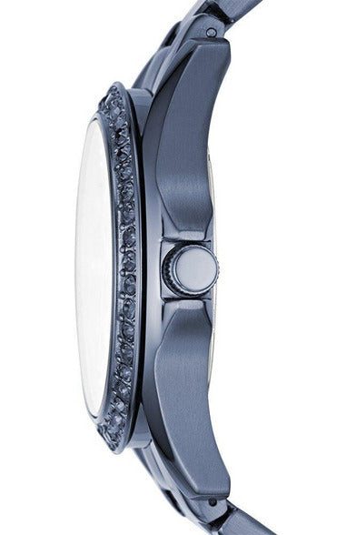 Fossil Women's Quartz Blue Stainless Steel Blue Dial 38mm Watch ES4294