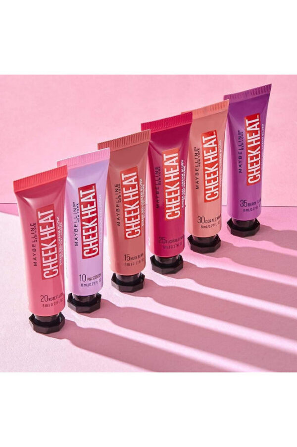 Maybelline Cheek Heat Gel Cream Blush - Rose Flash