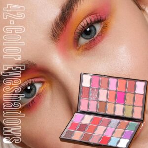 Buy Miss Rose 42 Color Matte Shimmer Eye Shadow Palette Waterproof Highly Pigmented in Pakistan