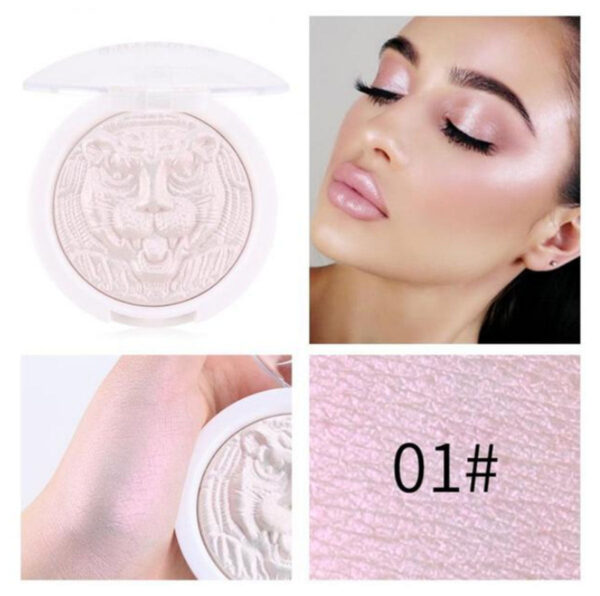 Miss Rose Highlighter Bright Facial Palette 4 colors High Gloss Face Makeup Natural Powder Highlight Facial Contours