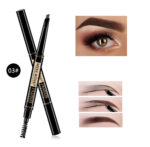 Miss Rose 2 in 1 Double Head Long Lasting Waterproof Eye Brow Pencil & Brush