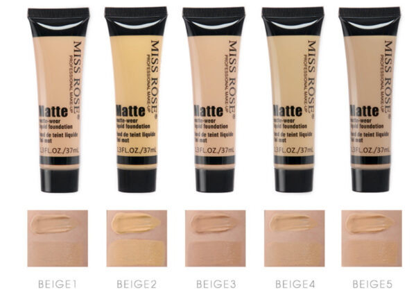 Miss Rose Concealer Matte Foundation & Pearl Primer 3 Pcs Set 22 - Ml