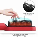 2 In 1 Hair Straightener Brush And Styling Comb