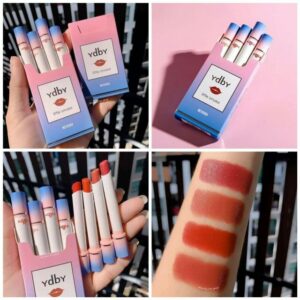 YDBY Cigarettes Lipstick Set 4 Colors Matte Long Lasting