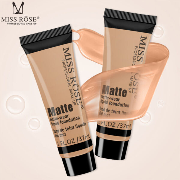 Miss Rose Long Lasting Liquid Full Skin Coverage Soft Matte Foundation 37 - Ml